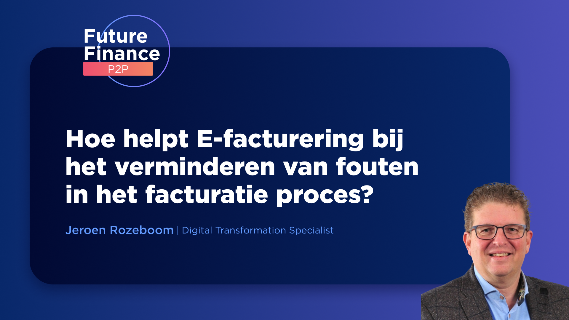 E-facturatie vermindert fouten 